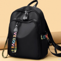 双肩包女士2025新款韩版百搭潮牛津布背包时尚休闲大容量旅行书包