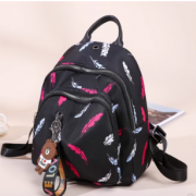 双肩包女2025新款潮韩版女包包牛津布旅行小背包时尚休闲百搭书包