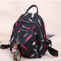 双肩包女2025新款潮韩版女包包牛津布旅行小背包时尚休闲百搭书包